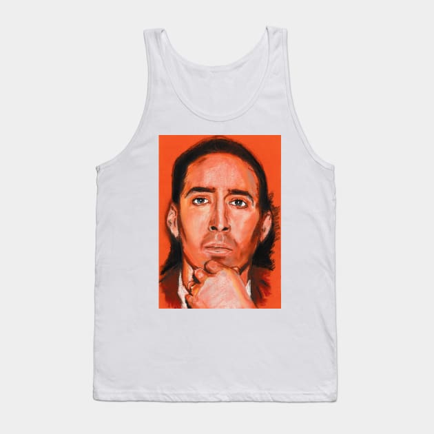 Nicolas Cage Tank Top by Svetlana Pelin